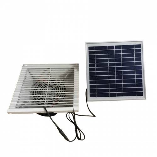 VENTILATOR DE PERETE SOLAR 135CFM EXTRACTOR VENTILATOR DE PERETE cu panou solar de 20W