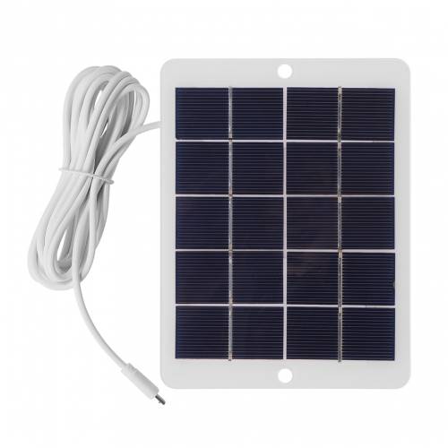 3W 5V Camera Micro USB Panou solar in aer liber Supraveghere acasa Telefon Mini incarcator ventilator Lampa portabila Accesoriu sursa de alimentare