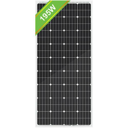 ECO-WORTHY 100W 120W 150W 195W Watt 12V Volti Mono Panou Solar de inalta eficienta pentru RV Home Marine