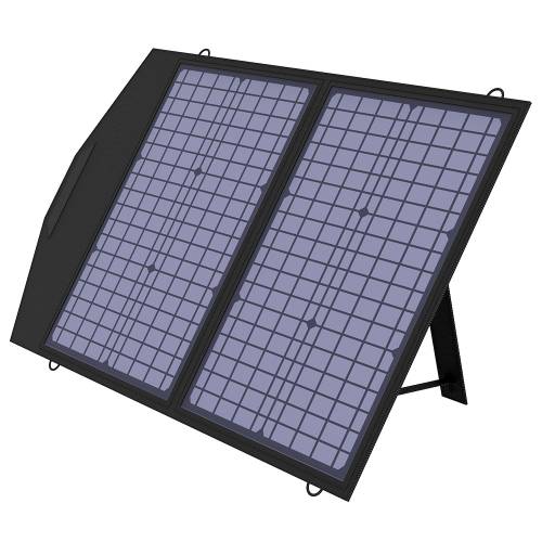 NOU 60W Panou Solar Incarcator Solar Pliabil Dual 5V USB 18V DC Iesire Impermeabil pentru Telefon Mobil Camping Barci