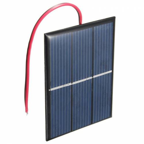 Panou solar 15V 65mA cu cablu prelungit Celule solare policristaline Standard epoxidic DIY Modul de incarcare a bateriei 15cm Nava gratuita