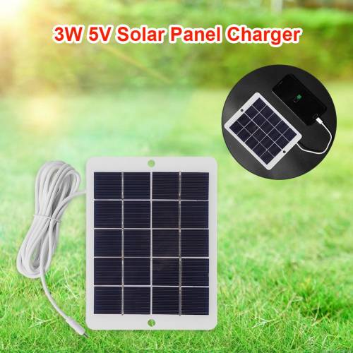 Panou solar 3W 5V Celula solara din silicon policristalin DIY rezistent la apa pentru camping Panou solar cu putere portabil compatibil pentru gradina
