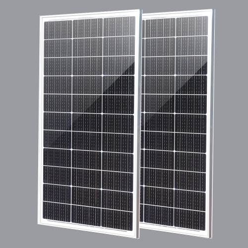 Panou solar din sticla 18V 100W 200W Panouri solare din silicon monocristalin celula