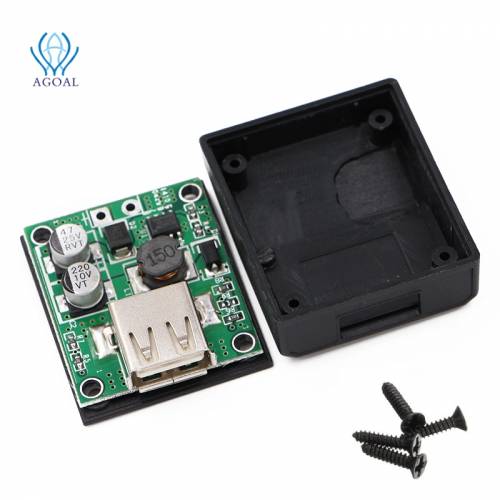 KIT DIY 5V 2A iesire pentru telefon cutie de jonctiune a regulatorului de tensiune pentru kit incarcator cu panou solar cu cutie de husa