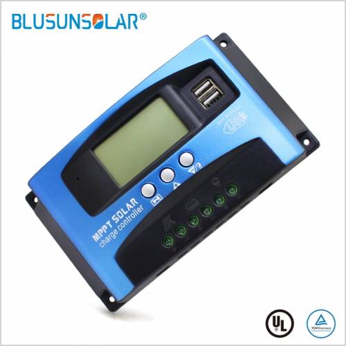 1 buc Controler incarcator solar MPPT 100A 60A 30A 12V 24V Incarcator Battey LCD Dual USB Panel Regulat pentru intrare PV maxim 50A