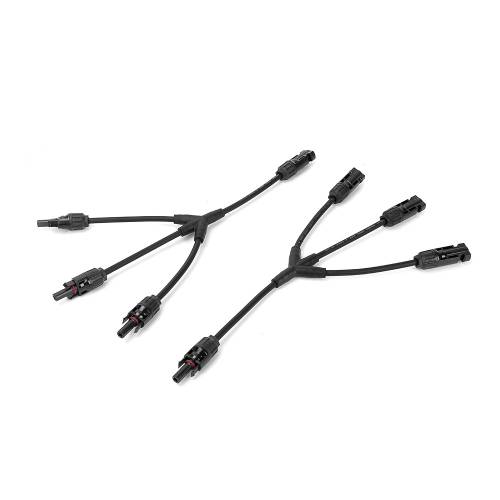 1 pereche 30A/1000V Y Branch Conector panou solar (MMMF+FFFM) IP67 Combinator de cuplare impermeabil - pentru conectori de cablu fotovoltaic